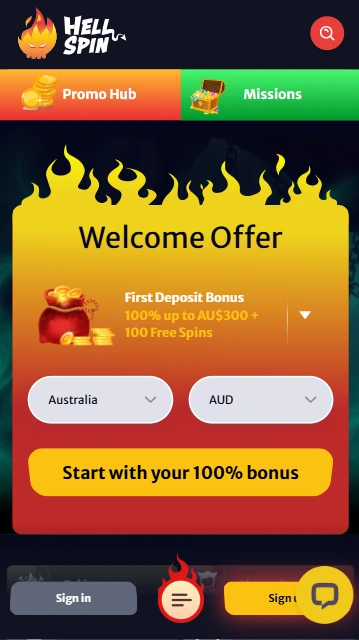 hell spin casino mobile